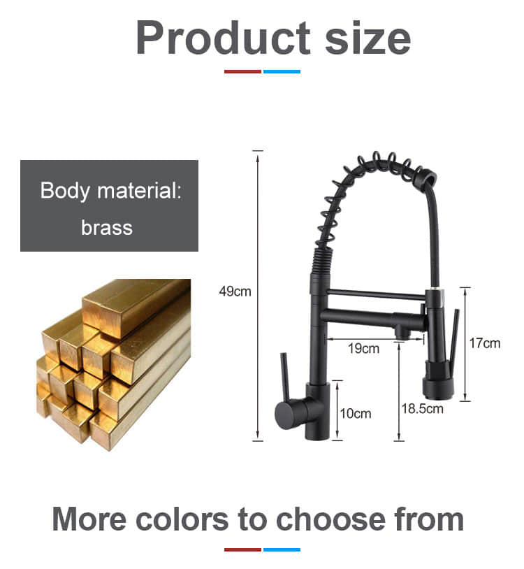 HC5001 Kitchen Faucets Commercial Solid Brass Single Handle
