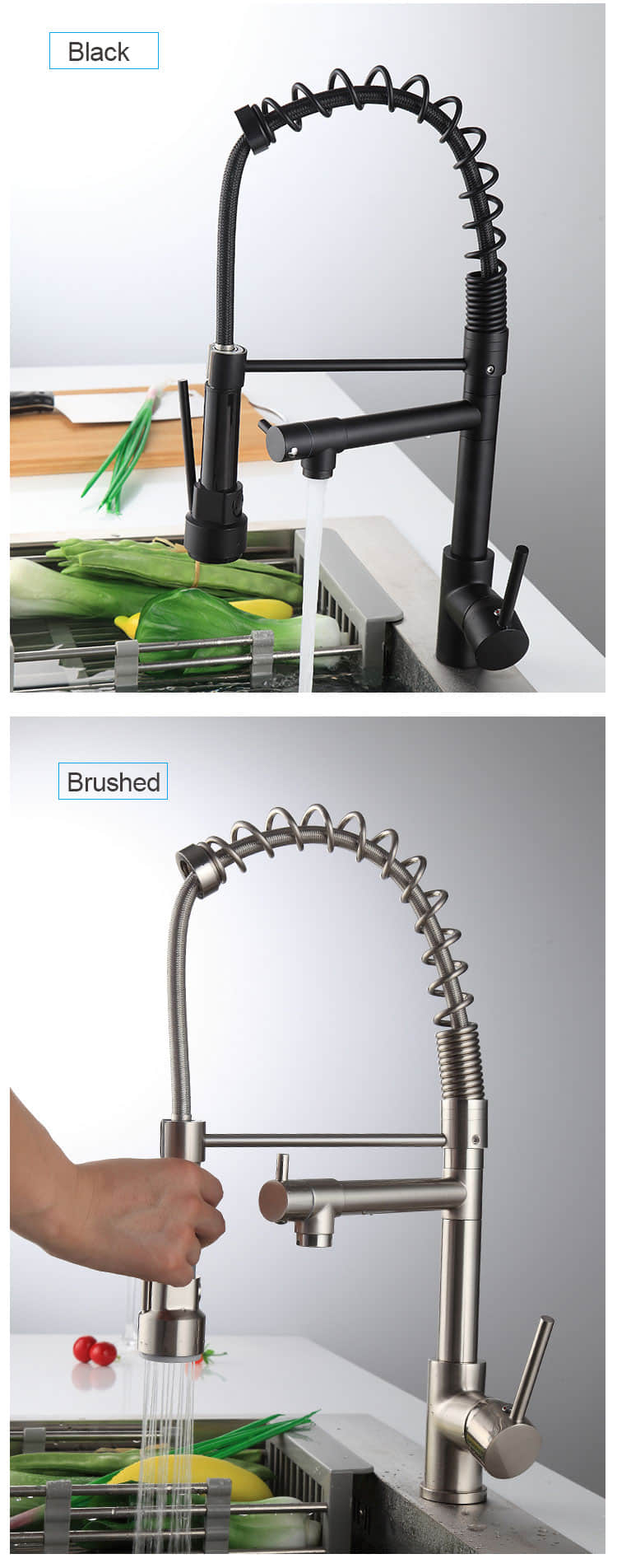 HC5001 Kitchen Faucets Commercial Solid Brass Single Handle