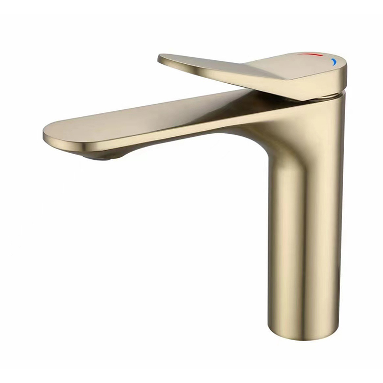 HB6004 NEW DESIGN High Quality Space brass Anodized surface single handle basin faucet