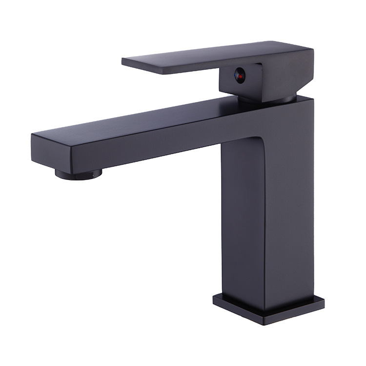 HB6006 NEW DESIGN High Quality Space Brass Anodized Surface Single Handle Basin Faucet