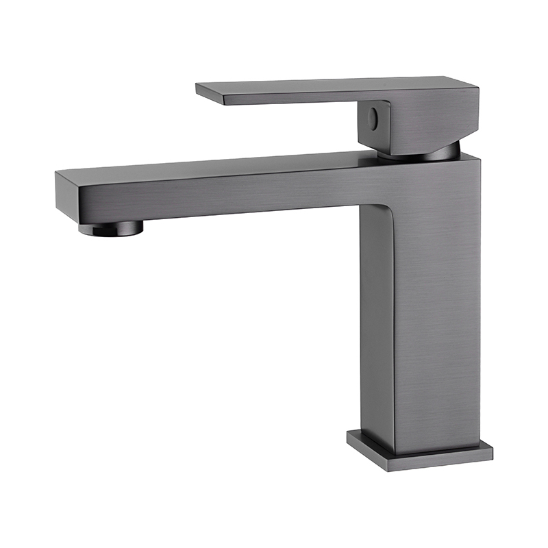 HB6006 NEW DESIGN High Quality Space Brass Anodized Surface Single Handle Basin Faucet