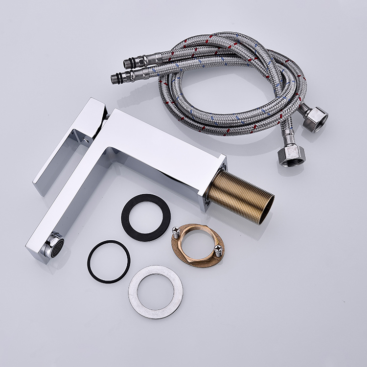 HB6006 NEW DESIGN High Quality Space Brass Anodized Surface Single Handle Basin Faucet