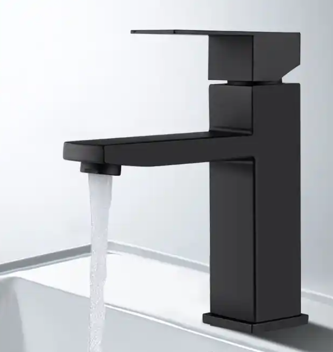HB6009 Square Design Hot and Cold Water Taps Wash Basin Faucet