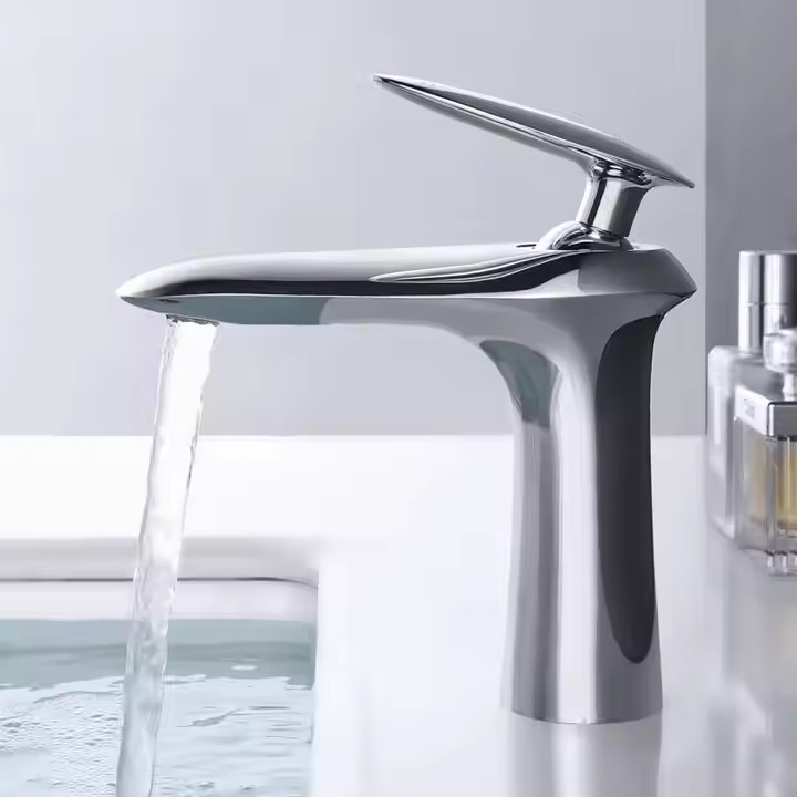 HB6020 NEW DESIGN High Quality Space brass Anodized surface single handle basin faucet