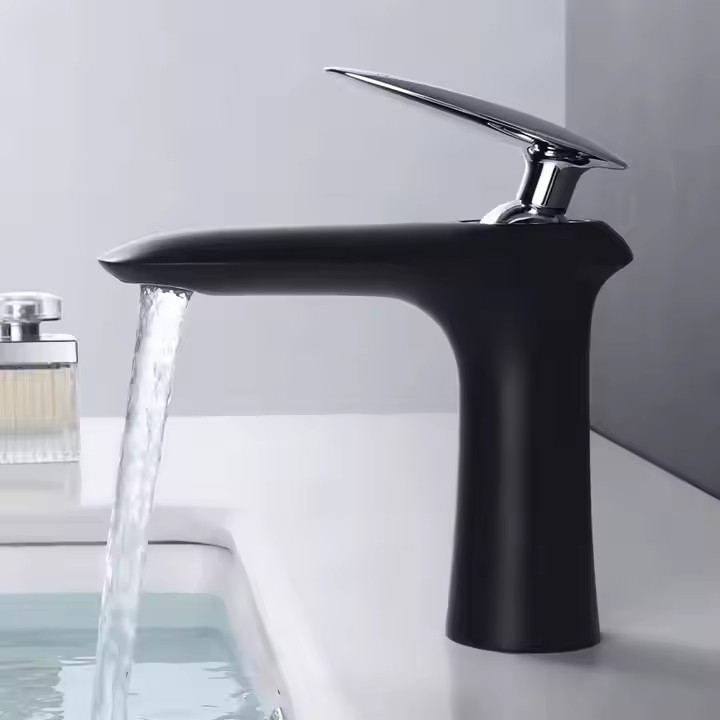 HB6020 NEW DESIGN High Quality Space brass Anodized surface single handle basin faucet