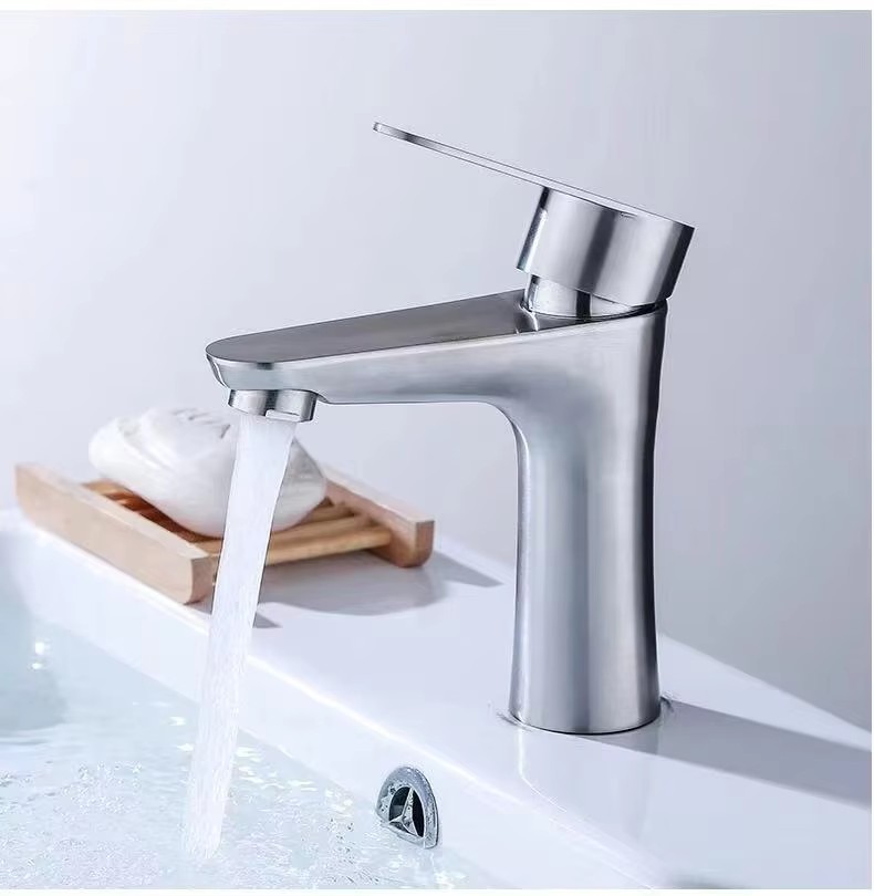 HB6023 Stainless Steel 304 Hot and Cold  Basin Faucet