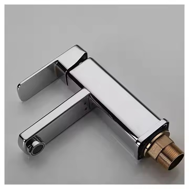 HB6010 Square Basin Hot and Cold Faucet Zinc