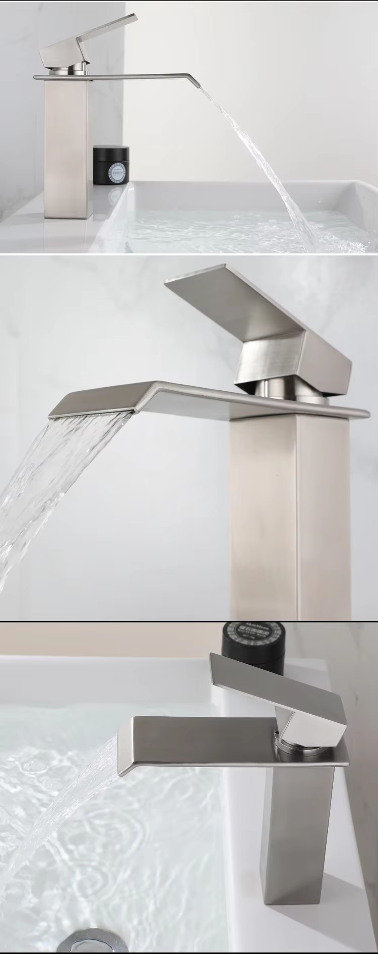HB6030 NEW DESIGN High Quality Waterfall single handle basin faucet