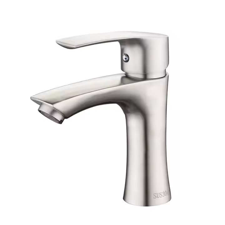  HB6037 Luxurious Bathroom Products Stainless Steel Sanitary Ware Wash Basin Faucet