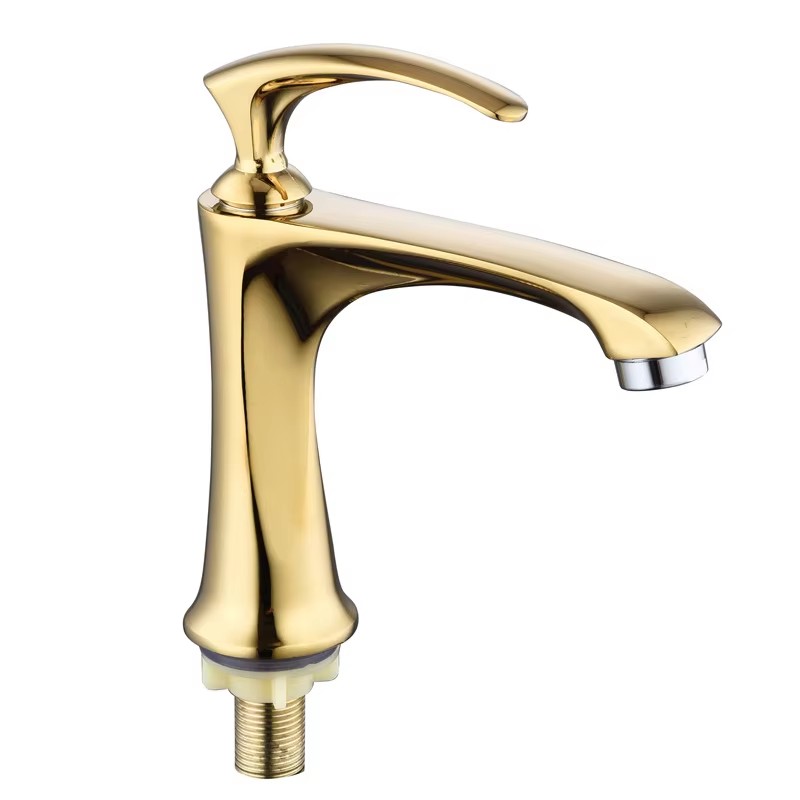  HB6038 New Design Single Cold Water Zinc Body Single Handle Basin Faucet	