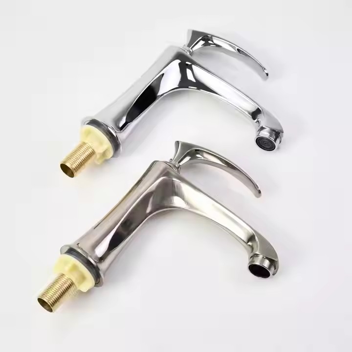  HB6038 New Design Single Cold Water Zinc Body Single Handle Basin Faucet	