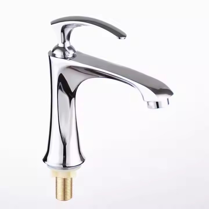  HB6038 New Design Single Cold Water Zinc Body Single Handle Basin Faucet	