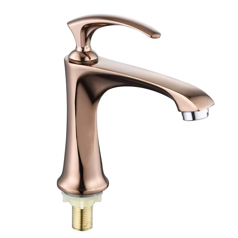  HB6038 New Design Single Cold Water Zinc Body Single Handle Basin Faucet	