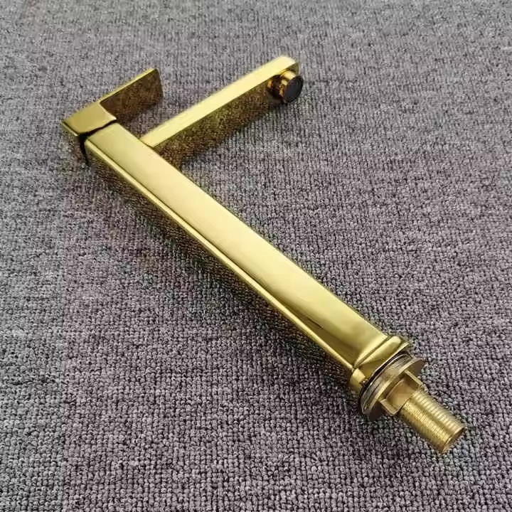  HB6041 Single Cold Zinc Body Square Single Handle Basin Faucet Long And Short