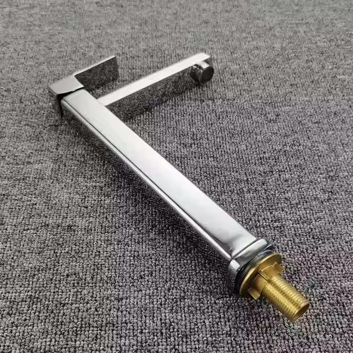  HB6041 Single Cold Zinc Body Square Single Handle Basin Faucet Long And Short