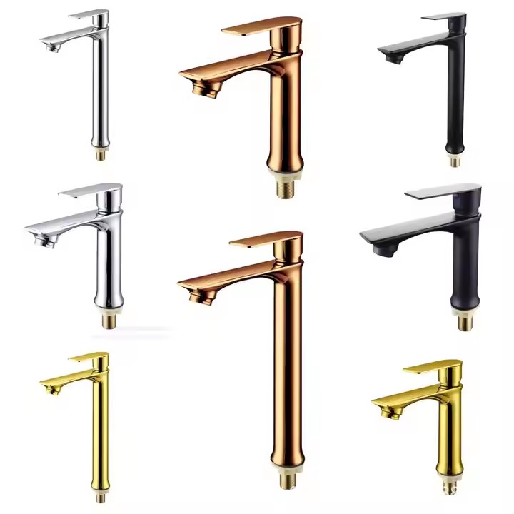  HB6042 New Design Single Cold Water Zinc Body Single Handle Basin Faucet	Long And Short