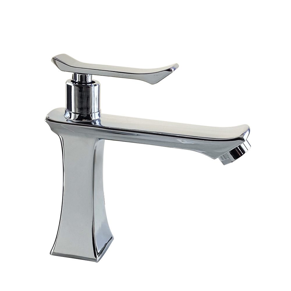  HB8046 New Design Single Cold Water Zinc Body Single Handle Basin Faucet	