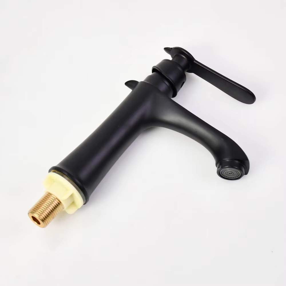  HB6043 New Design Single Cold Water Zinc-alloy Body Single Handle Basin Faucet	