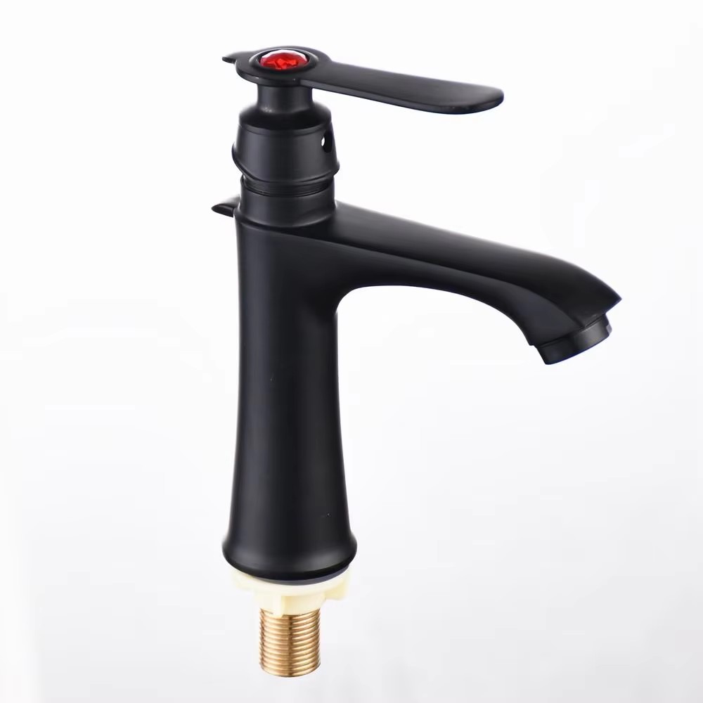  HB6043 New Design Single Cold Water Zinc-alloy Body Single Handle Basin Faucet	