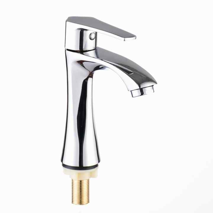  HB6048 New Design Single Cold Water Zinc Body Single Handle Basin Faucet	