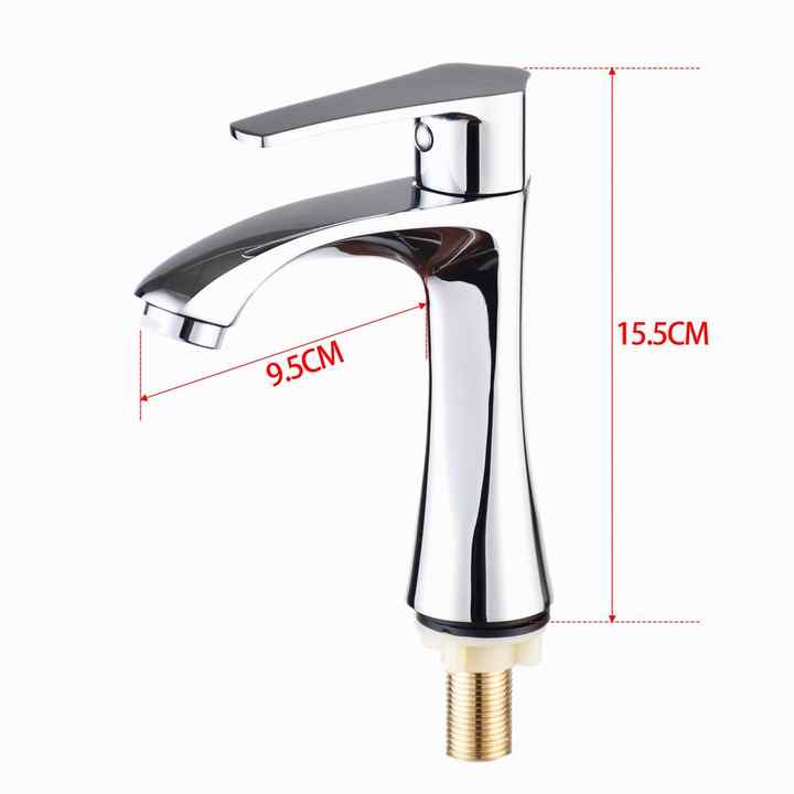  HB6048 New Design Single Cold Water Zinc Body Single Handle Basin Faucet	