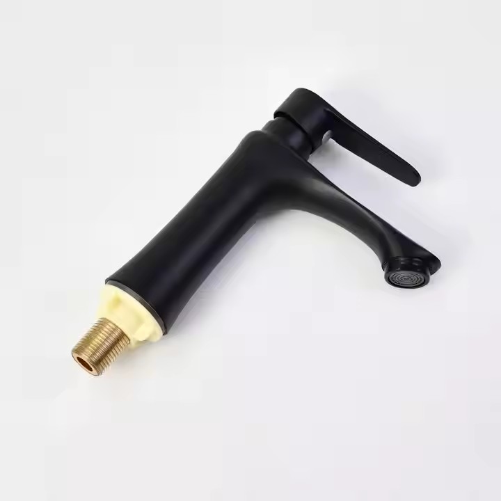 HB6050 New Design Single Cold Water Zinc Body Single Handle Basin Faucet	