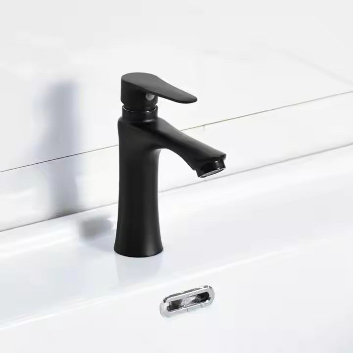  HB6050 New Design Single Cold Water Zinc Body Single Handle Basin Faucet	