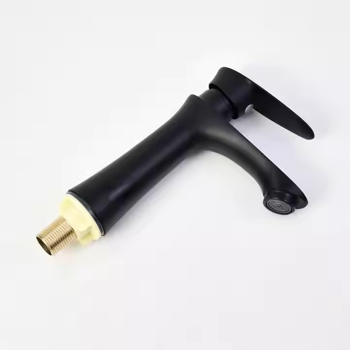  HB6051 New Design Single Cold Water Zinc Body Single Handle Basin Faucet	