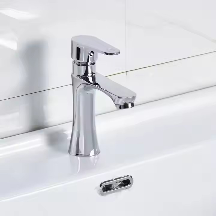  HB6052 New Design Single Cold Water Zinc Body Single Handle Basin Faucet	