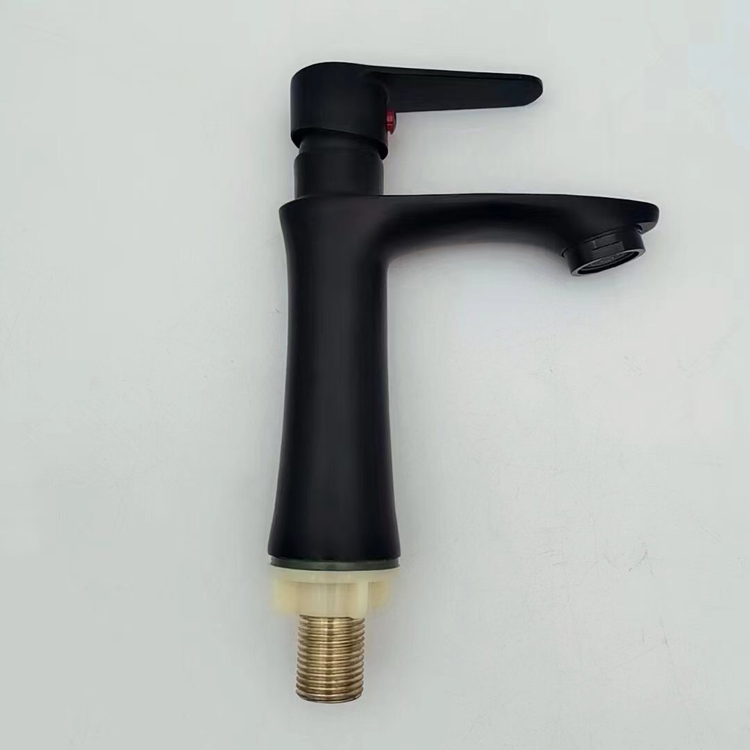  HB6052 New Design Single Cold Water Zinc Body Single Handle Basin Faucet	