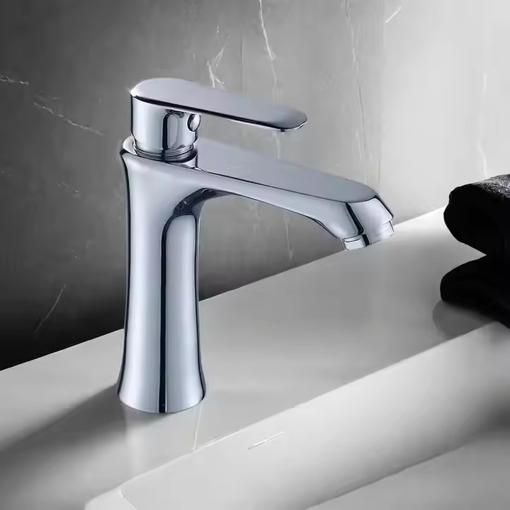  HB6054 New Design Single Cold Water Zinc Body Single Handle Basin Faucet	