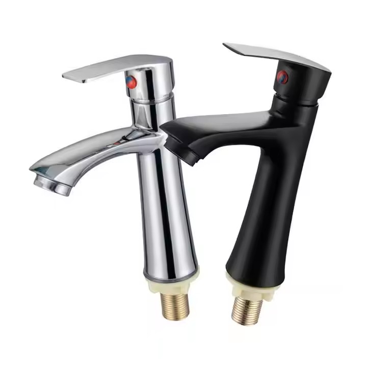  HB6056 New Design Single Cold Water Zinc Body Single Handle Basin Faucet	