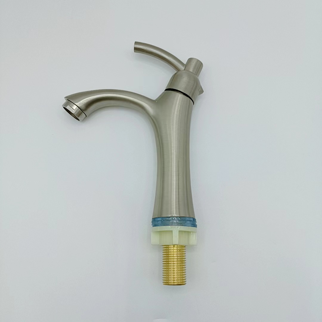  HB6057 New Design Single Cold Water Zinc Body Single Handle Basin Faucet	