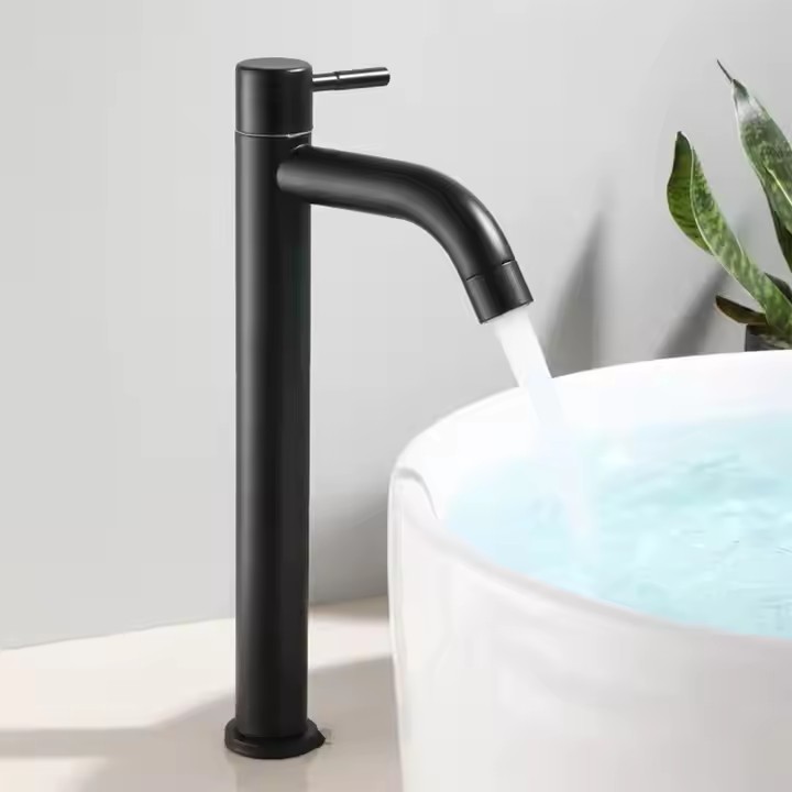  HB6058 Luxurious Stainless Steel Water Tap Long And Short Faucet