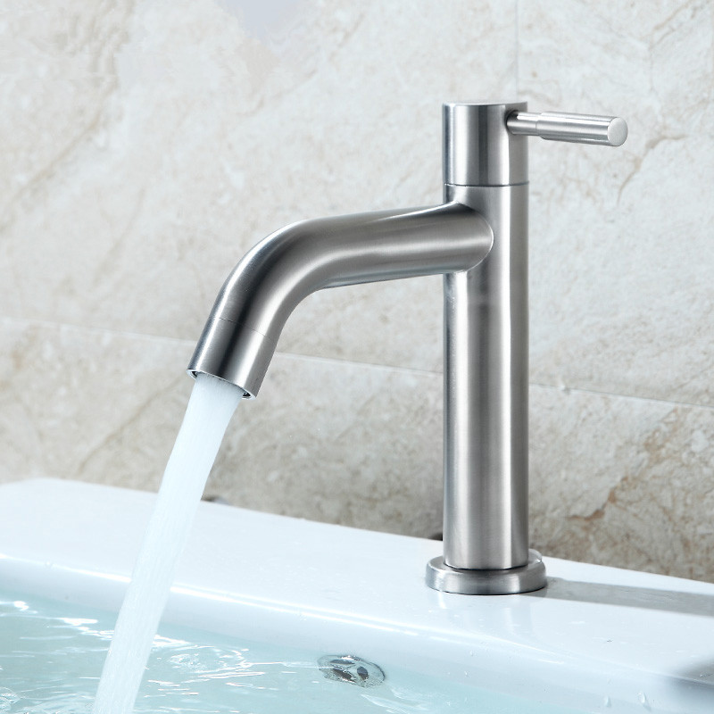  HB6058 Luxurious Stainless Steel Water Tap Long And Short Faucet