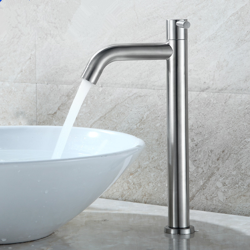  HB6058 Luxurious Stainless Steel Water Tap Long And Short Faucet