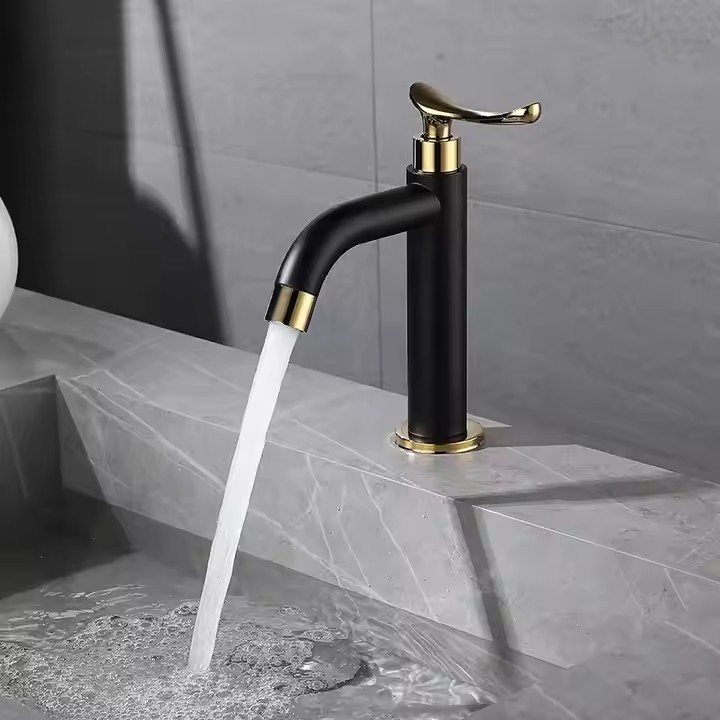  HB6059 Luxurious Stainless Steel Water Tap Long And Short Faucet	