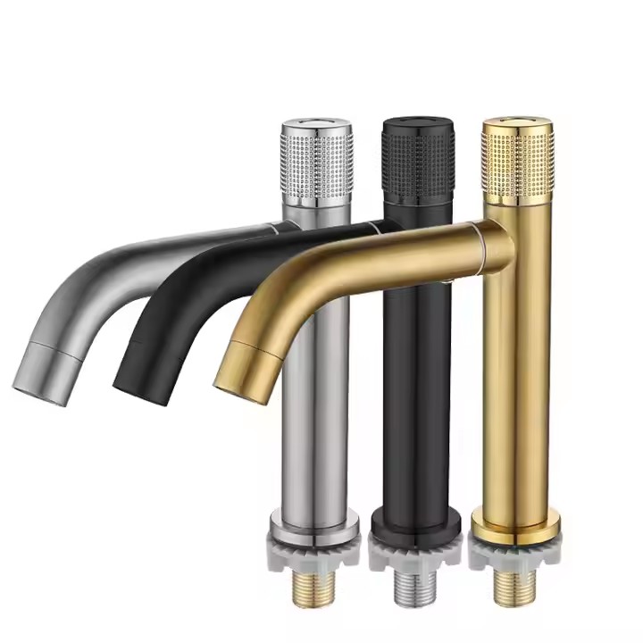  HB6060  Luxurious Stainless Steel Water Tap Long And Short Faucet	