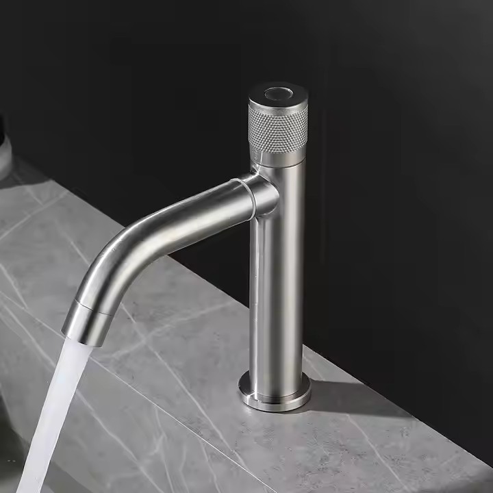  HB6060  Luxurious Stainless Steel Water Tap Long And Short Faucet	