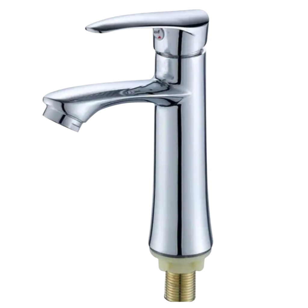  HB6064 New Design Single Cold Water Zinc Body Single Handle Basin Faucet	