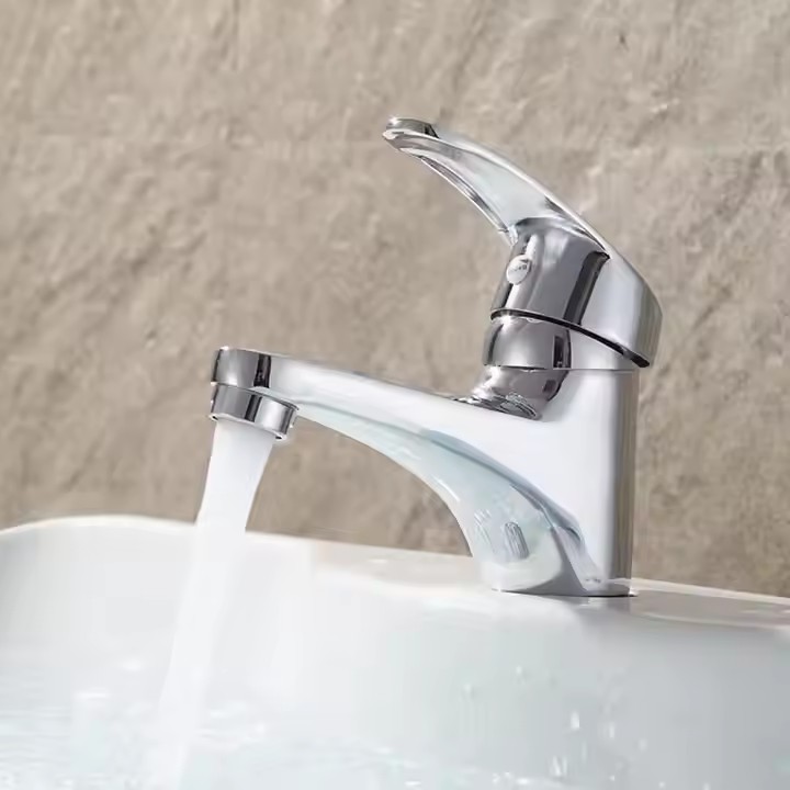  HB6065 New Design Single Cold Water Zinc Body Single Handle Basin Faucet	