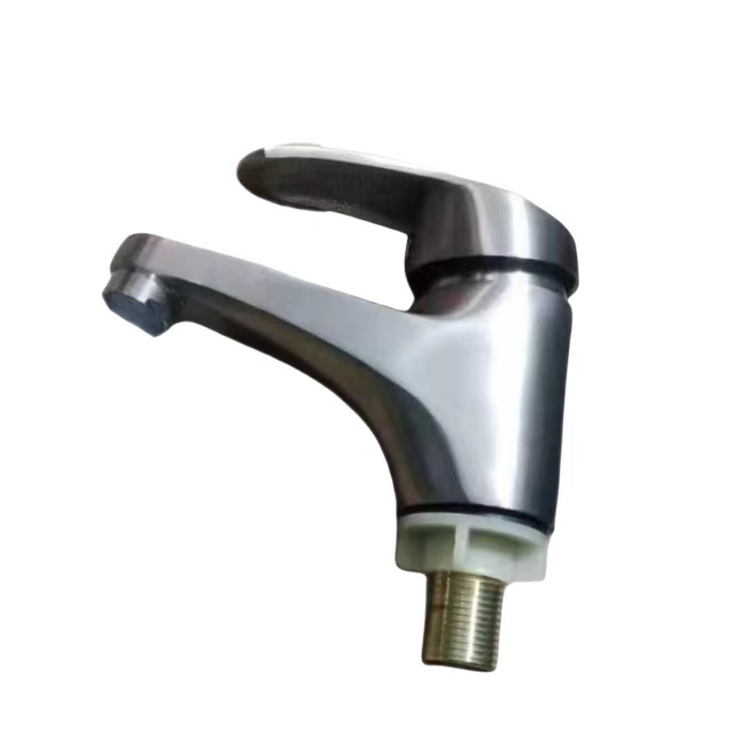  HB6065 New Design Single Cold Water Zinc Body Single Handle Basin Faucet	