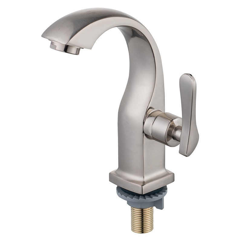  HB6066 New Design Single Cold Water Zinc Body Single Handle Basin Faucet	