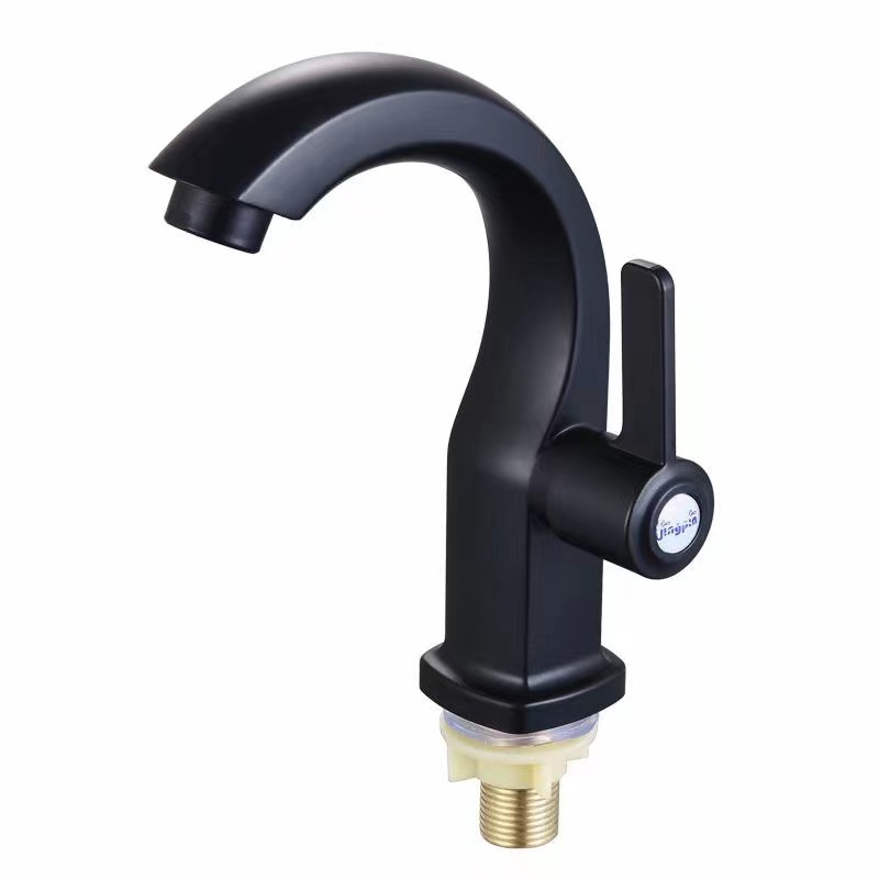  HB6066 New Design Single Cold Water Zinc Body Single Handle Basin Faucet	