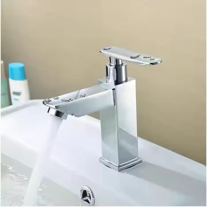 HB6067 New Design Single Cold Water Brass Body Single Handle Basin Faucet	