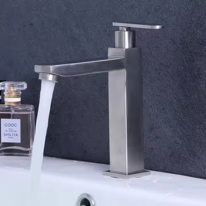  HB6067 New Design Single Cold Water Brass Body Single Handle Basin Faucet	