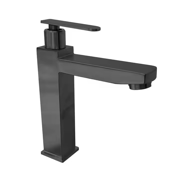  HB6067 New Design Single Cold Water Brass Body Single Handle Basin Faucet	