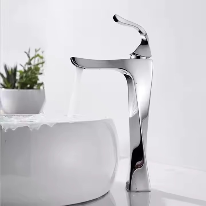  HB6069 NEW DESIGN High Quality Zinc Alloy Hot and Cold Faucets	Long And Short