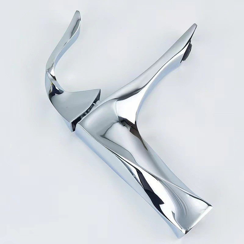  HB6069 NEW DESIGN High Quality Zinc Alloy Hot and Cold Faucets	Long And Short
