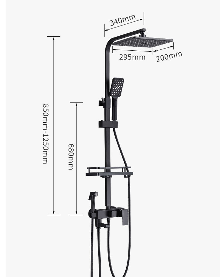 HS8004Newly designed high-quality stainless steel shower faucet